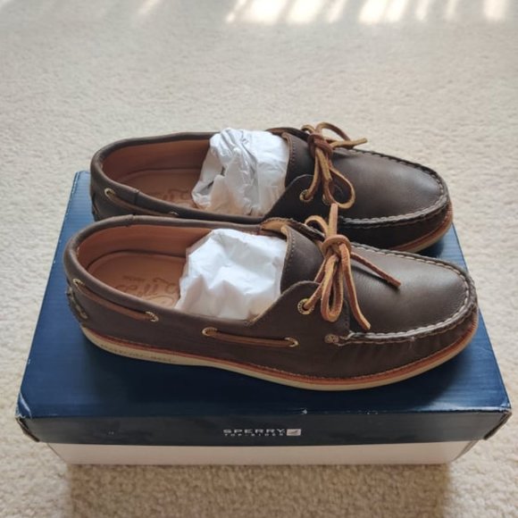 Sperry Gold Cup Boat Shoe Brown - Picture 1 of 4